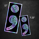 (PRE-ORDER) Semicolon Survivor - Hologram (Wall & Laptop Sizes) - Dan Pearce Sticker Shop