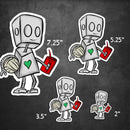 (PRE-ORDER) Volleyball Robot - Premium Sticker - Dan Pearce Sticker Shop