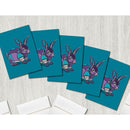 Rabbit Robot Premium Greeting Card(s) - Dan Pearce Sticker Shop