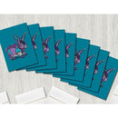 Rabbit Robot Premium Greeting Card(s) - Dan Pearce Sticker Shop