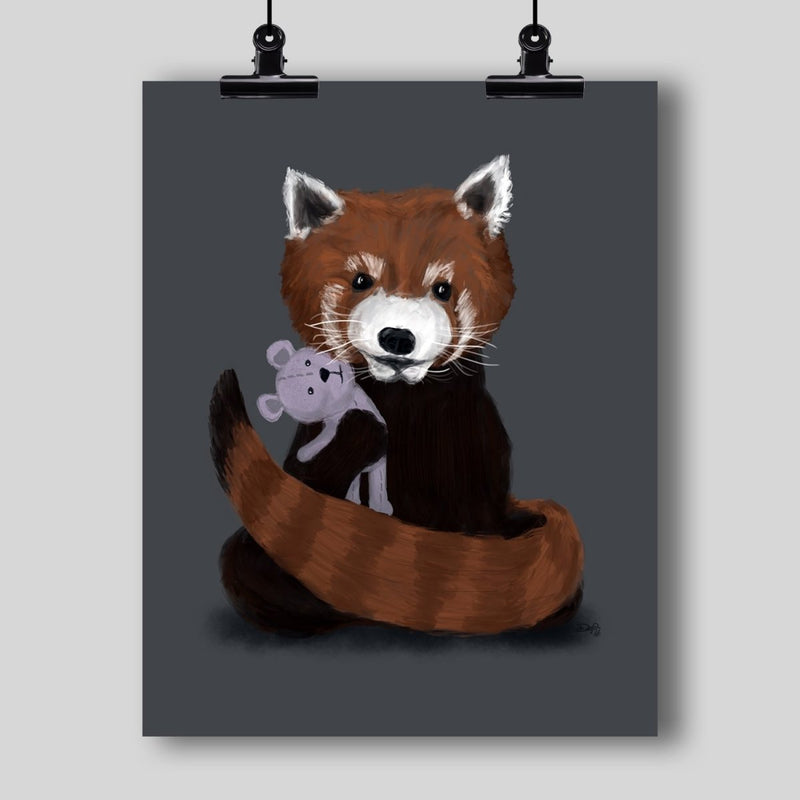 "Red Panda" Art Print - Dan Pearce Sticker Shop