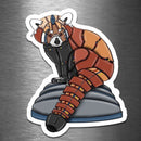 Red Panda Robot - Vinyl Sticker - Dan Pearce Sticker Shop