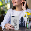 Robot Stepping in Gum - Premium Sticker - Dan Pearce Sticker Shop