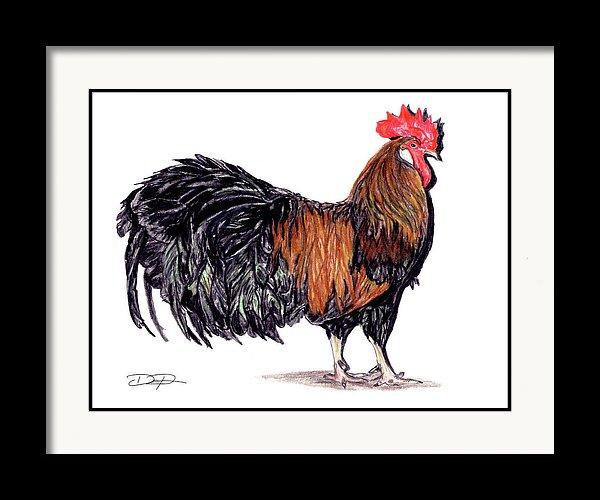 Rooster Fine Art Print - Dan Pearce Sticker Shop