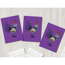 Rooster Robot Premium Greeting Card(s) - Dan Pearce Sticker Shop