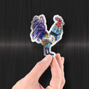 Rooster Robot - Special Foil Sticker - Dan Pearce Sticker Shop