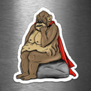 Sad, Fat Sasquatch - Vinyl Sticker - Dan Pearce Sticker Shop