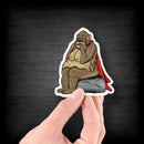 Sad, Fat Sasquatch - Vinyl Sticker - Dan Pearce Sticker Shop