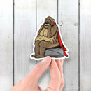 Sad, Fat Sasquatch - Vinyl Sticker - Dan Pearce Sticker Shop