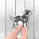 Schnauzer Robot - Vinyl Sticker - Dan Pearce Sticker Shop