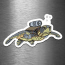 Sea Turtle Robot - Vinyl Sticker - Dan Pearce Sticker Shop