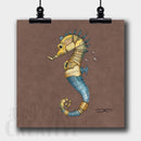 Seahorse Robot Fine Art Print - Dan Pearce Sticker Shop