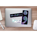 Semicolon Survivor - Hologram Sticker - Dan Pearce Sticker Shop