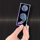 Semicolon Survivor - Hologram Sticker - Dan Pearce Sticker Shop