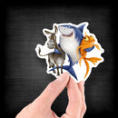 Shark's Best Friends (for People Who Enjoy Card Games) - Vinyl Sticker - Dan Pearce Sticker Shop