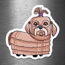 Shih Tzu Robot - Vinyl Sticker - Dan Pearce Sticker Shop