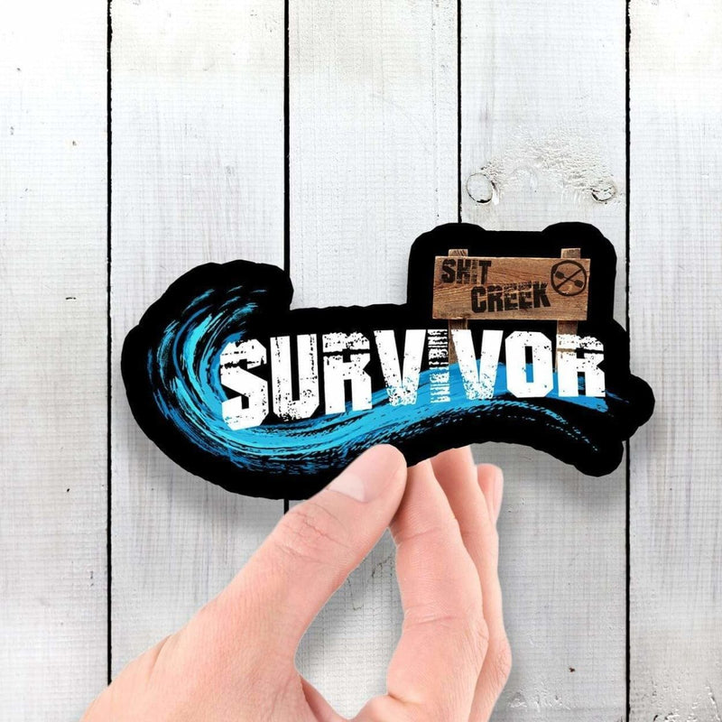 Shit Creek Survivor - Vinyl Sticker - Dan Pearce Sticker Shop