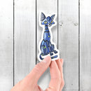 Siamese Cat Robot - Vinyl Sticker - Dan Pearce Sticker Shop