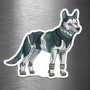 Siberian Husky Robot - Vinyl Sticker - Dan Pearce Sticker Shop