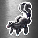 Skunk Robot - Vinyl Sticker - Dan Pearce Sticker Shop