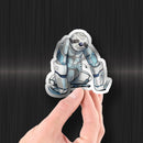 Sloth Robot - Special Foil Sticker - Dan Pearce Sticker Shop