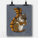Squirrel Robot Fine Art Print - Dan Pearce Sticker Shop