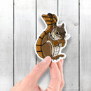 Squirrel Robot - Vinyl Sticker - Dan Pearce Sticker Shop