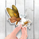 Steampunk Butterfly - Vinyl Sticker - Dan Pearce Sticker Shop