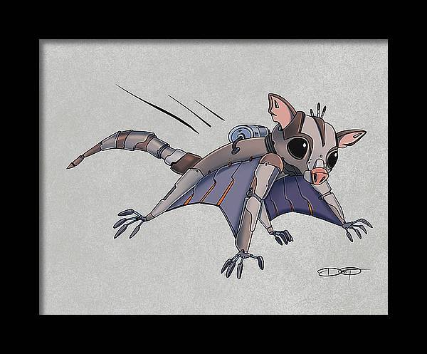 Sugar Glider Fine Art Print - Dan Pearce Sticker Shop