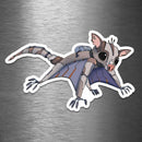 Sugar Glider Robot - Vinyl Sticker - Dan Pearce Sticker Shop