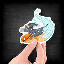 The Donkey & The Fish Underwater for People Who Enjoy Card Games - Vinyl Sticker - Dan Pearce Sticker Shop