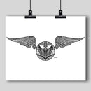"The Golden Snitch" Mandala Style Art Print - Dan Pearce Sticker Shop