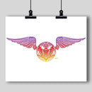 "The Golden Snitch" Mandala Style Art Print - Dan Pearce Sticker Shop