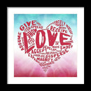 The Official Fine Art "LOVE" Print (