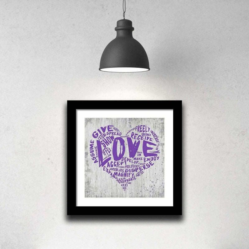 The Official Fine Art "LOVE" Print - Dan Pearce Sticker Shop