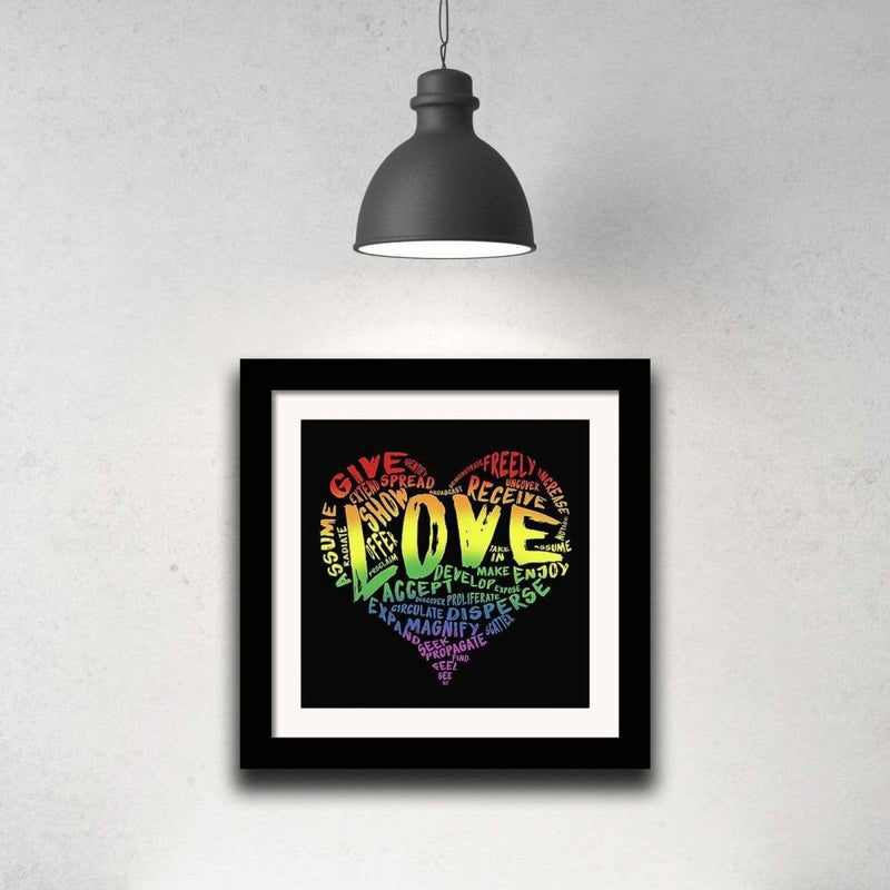 The Official Fine Art "LOVE" Print - Dan Pearce Sticker Shop