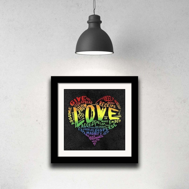 The Official Fine Art "LOVE" Print - Dan Pearce Sticker Shop