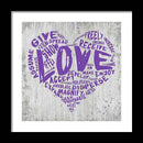 The Official Fine Art "LOVE" Print (