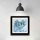 The Official Fine Art "LOVE" Print - Dan Pearce Sticker Shop