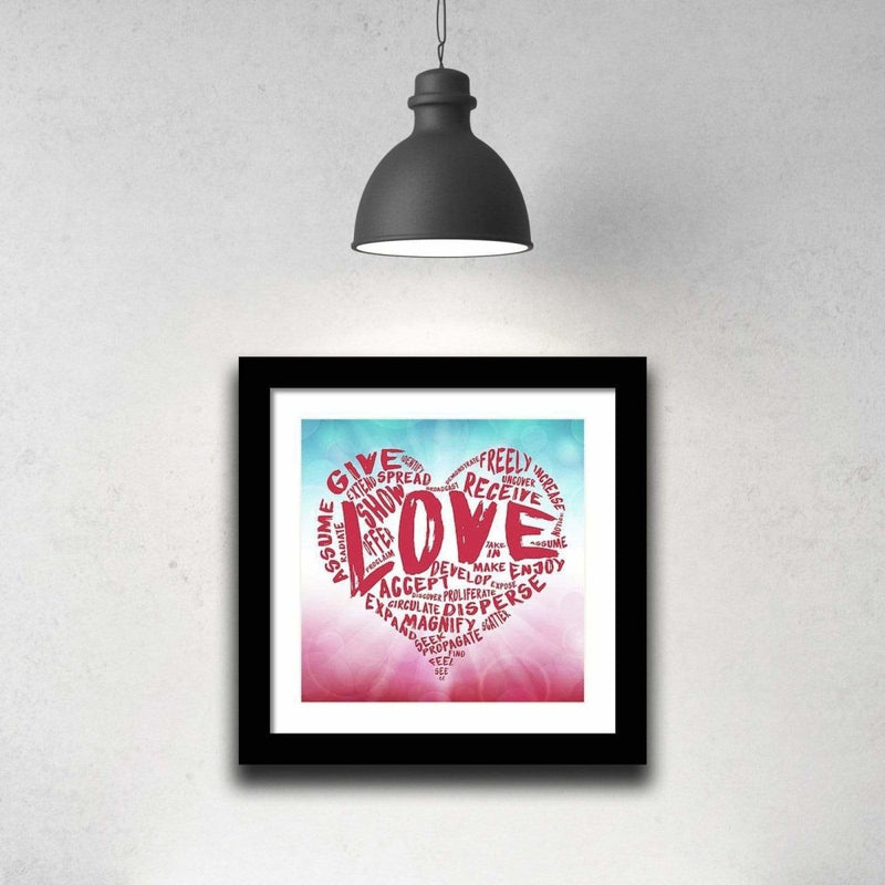 The Official Fine Art "LOVE" Print - Dan Pearce Sticker Shop