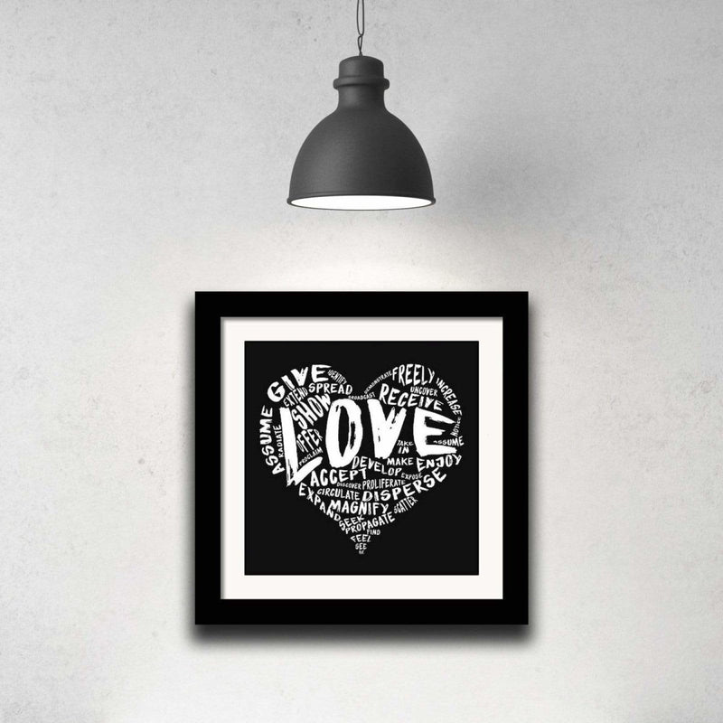 The Official Fine Art "LOVE" Print - Dan Pearce Sticker Shop