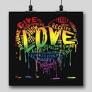 The Official Fine Art "LOVE" Print (Abstract) - Dan Pearce Sticker Shop