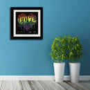The Official Fine Art "LOVE" Print (Abstract) - Dan Pearce Sticker Shop