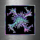 "This Love" Hidden Text Mandala - Hologram Sticker - Dan Pearce Sticker Shop