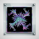 "This Love" Hidden Text Mandala - Hologram Sticker - Dan Pearce Sticker Shop