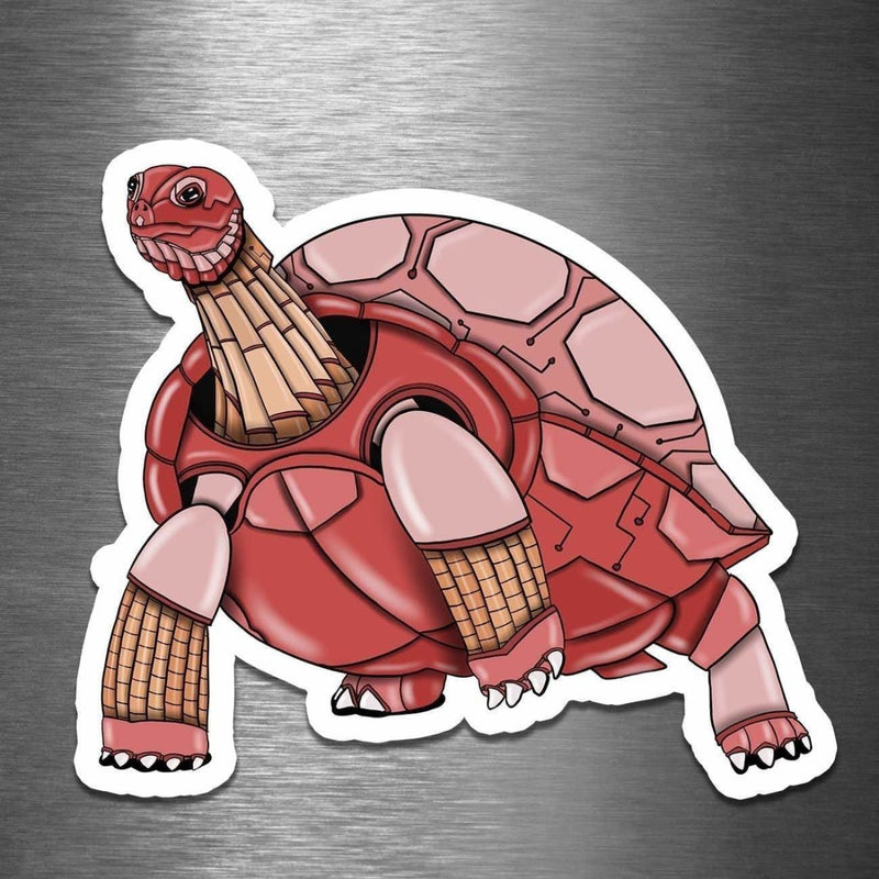 Tortoise Robot - Vinyl Sticker - Dan Pearce Sticker Shop