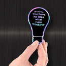 Trust Me You Have No Idea What I Am Thinking - Hologram Sticker - Dan Pearce Sticker Shop
