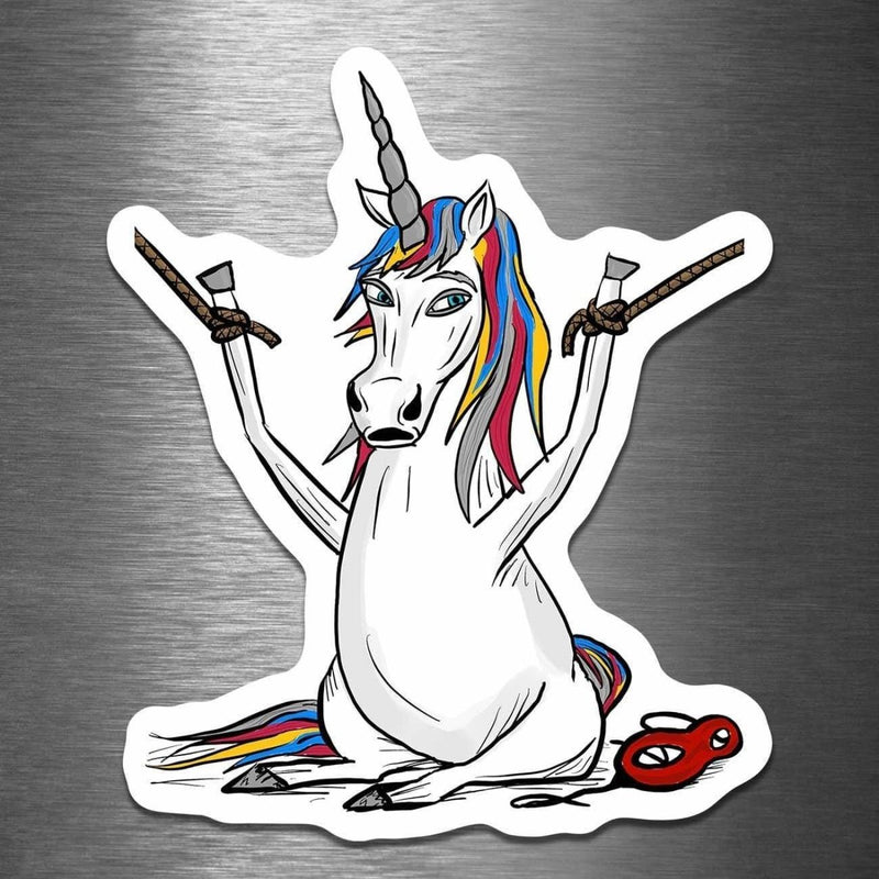 Unicorn Bondage - Vinyl Sticker - Dan Pearce Sticker Shop
