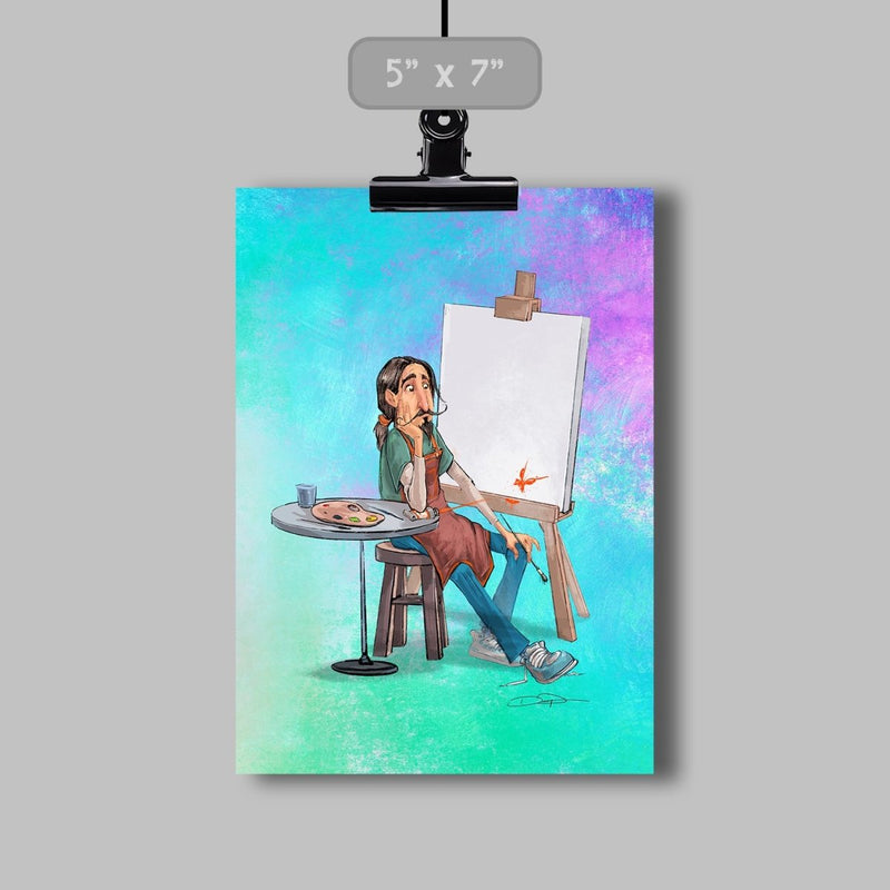 "Uninspired Artist" Hopeful Hopelessness - Remembering 2020 Art Print - Dan Pearce Sticker Shop