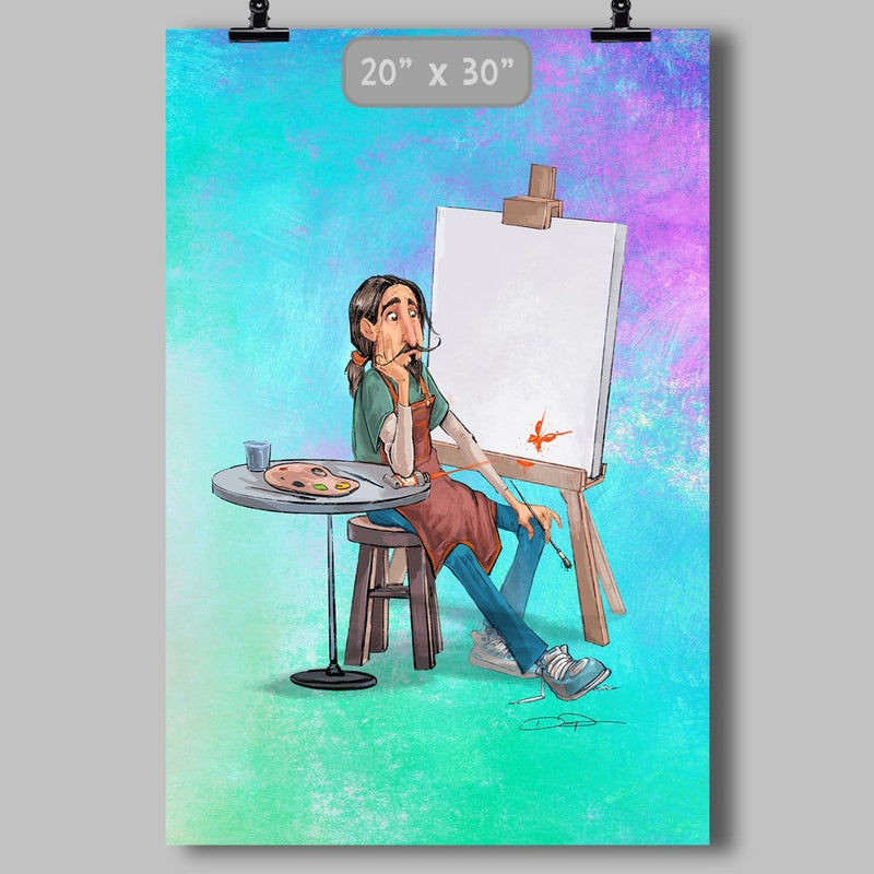 "Uninspired Artist" Hopeful Hopelessness - Remembering 2020 Art Print - Dan Pearce Sticker Shop